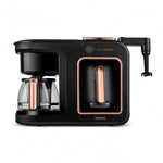 Karaca Hatır Plus Barista 6 in 1 Latte Cappuccino und Türkischer Kaffee auf Glut Maschine Black Copper