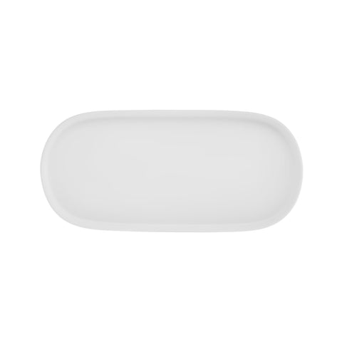Karaca Streamline Favaro 53-Teiliges 12-Personen Geschirrset Platin Weiß