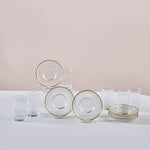 Karaca Juliet Gold Rand 6-Personen-Tee-Set