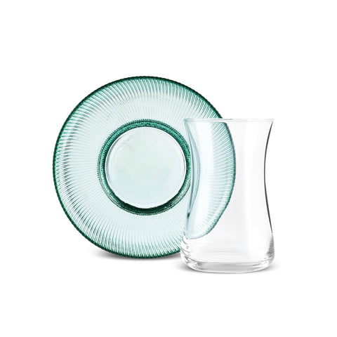 Karaca Juliet Grün 6-Personen-Teeset