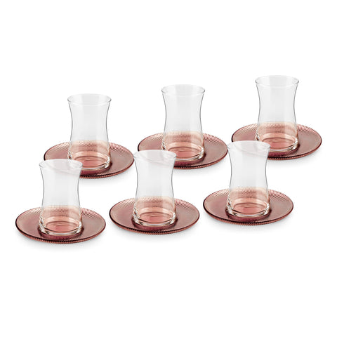 Karaca Juliet Braun 6-Personen-Teeset