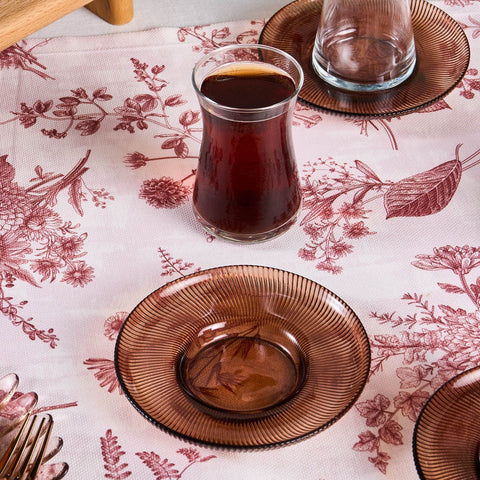 Karaca Juliet Braun 6-Personen-Teeset