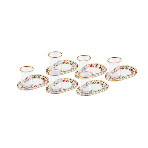 Karaca Tulip 12-Teiliges Tee-Set