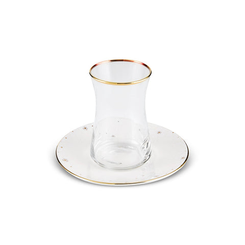 Karaca Fleur 12-Teiliges 6-Personen Tee-Set