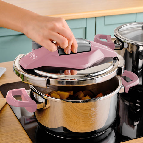 Karaca Perfect Pink 4+6 Liter Schnellkochtopf-Set