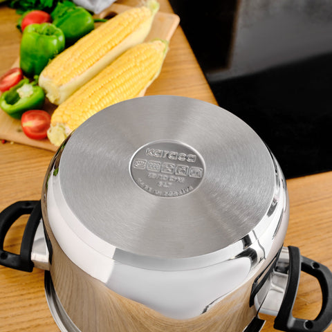 Karaca Perfect Gray 4 + 6 Liter Schnellkochtopfset