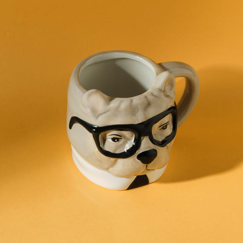 Karaca Tier Bulldogge Tasse-Set