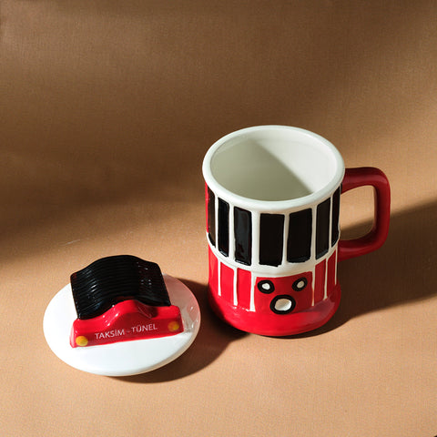 Karaca Taksim Tasse mit Deckel