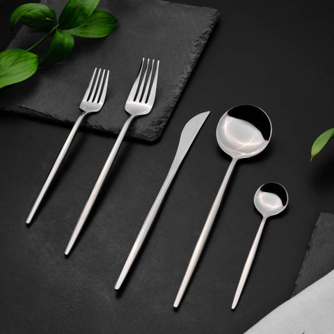 Karaca Jupiter Platin 60 Teile 12 Personen Boxed Besteck Set