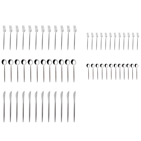 Karaca Jupiter Platin 60 Teile 12 Personen Boxed Besteck Set