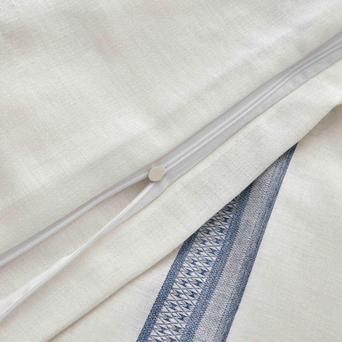 Karaca Home Indigo Dobby Woven Doppelbettbezug-Set (150x220 cm) Öko-Tex Zertifiziert