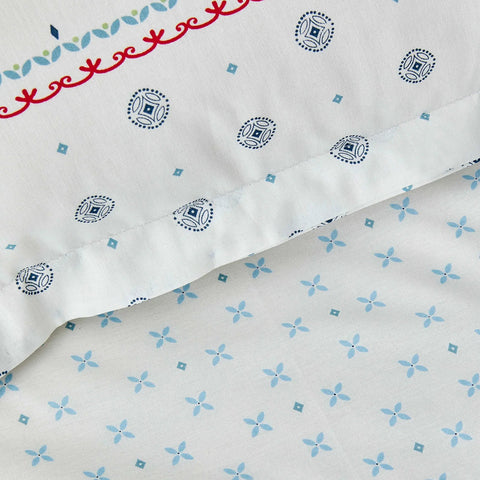 Sarah Anderson Felicia Bettbezug-Set in Doppelbett-Größe mit zusätzlichem Pique