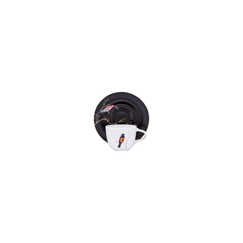 Karaca Fine Pearl Grace Black 26-teiliges Frühstücksset und Servierschalen