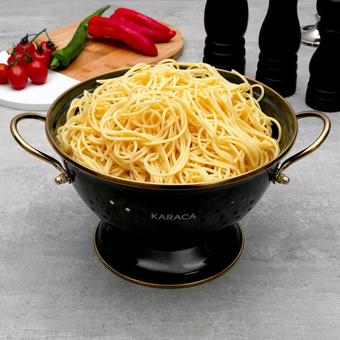 Karaca Troy Sieb Schwarz 22 cm