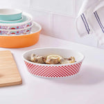 Karaca Lyra Fuchsie Oval Backformen 18 cm