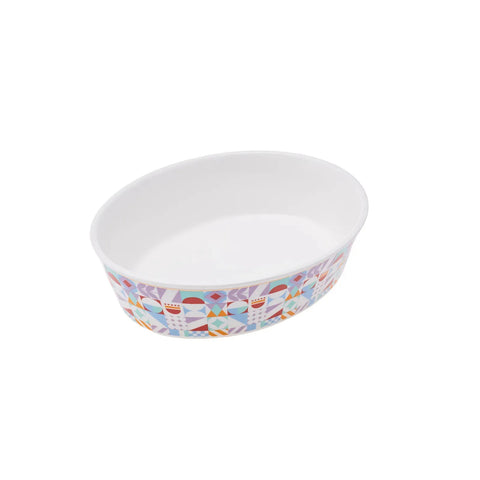 Karaca Lyra Bunt Oval Backformen 22 cm