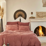 Karaca Home 4 Element Terracotta 100% Baumwolle Bettbezug Set Einzeln