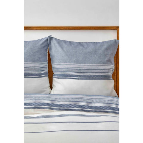 Karaca Home Indigo Dobby Woven Doppel Bettbezug Set (200 x 200 cm) Öko-Tex Zertifiziert