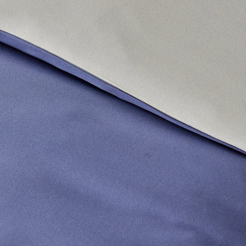 Karaca Home Marine&Hellgrau Bettbezug Set Einzeln (135X200 cm)