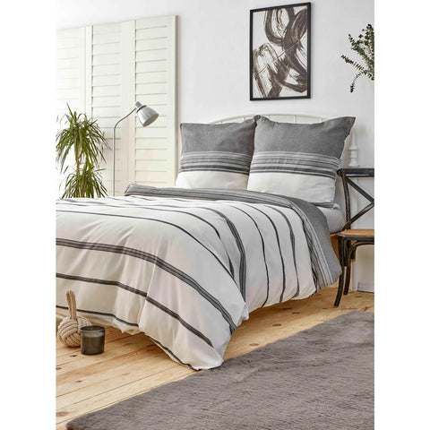Karaca Home Schwarz Dobby Woven Doppel Bettbezug Set, 220X200 cm