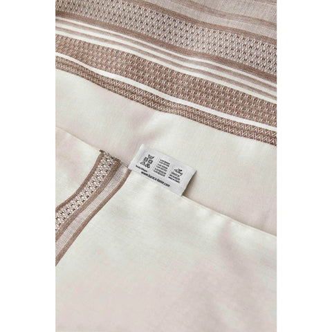 Karaca Home Braun Dobby Woven Doppel Bettbezug Set (220X200 cm) Öko-Tex Zertifiziert
