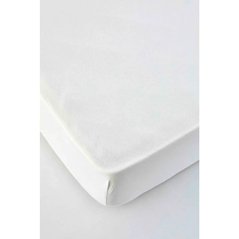 Karaca Home Jersey Spannbetlaken weiß (140x200 cm) Öko-Tex zertifiziert