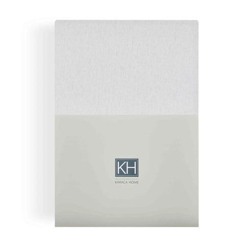 Karaca Home Jersey Spannbetlaken weiß (140x200 cm) Öko-Tex zertifiziert