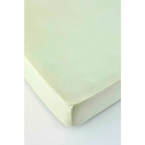 Karaca Home Jersey Fitted Bettlaken Olivgrün (100x200 cm) Öko-Tex Zertifiziert