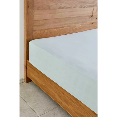 Karaca Home Jersey Fitted Bettlaken Hellblau (200x200 cm) Öko-Tex Zertifiziert