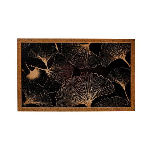 Karaca Home Deep Forest Tablett Burgund 40x25 cm  