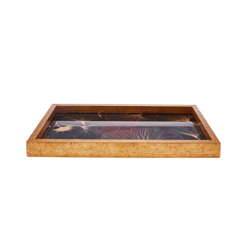 Karaca Home Deep Forest Tablett Burgund 40x25 cm  