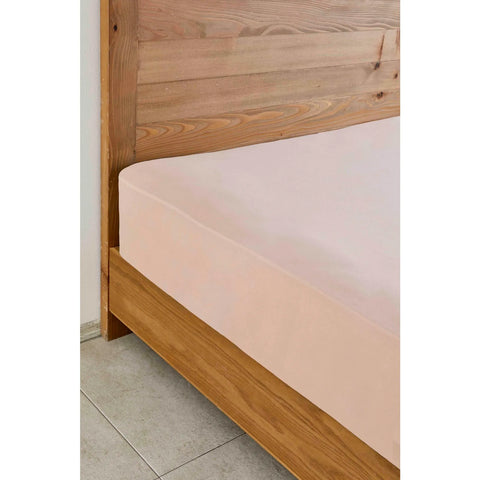 Karaca Home Jersey Fitted Bettlaken Lachs Rosa (140x200 cm) Öko-Tex Zertifiziert