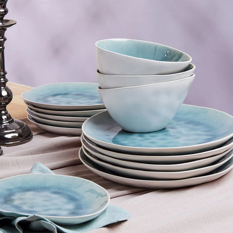 Karaca Turquoise Reactive 18 Teilige Geschirr Set für 6 Personen