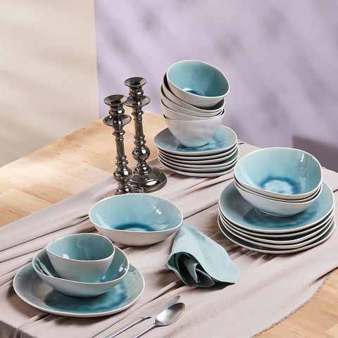 Karaca Turquoise Reactive 18 Teilige Geschirr Set für 6 Personen