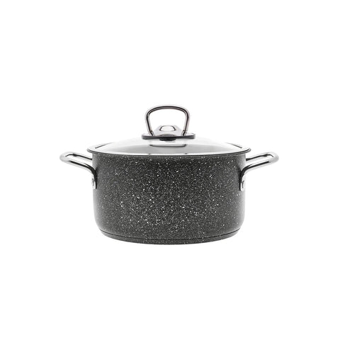 Karaca Biogranit Steel Plus 7 Teiliges Kochtopfset Grau