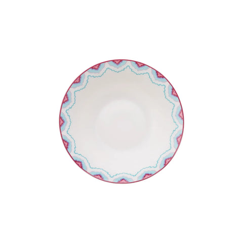 Karaca Chevron 24-teiliges Porzellan Tafelservice-Set für 6 Personen