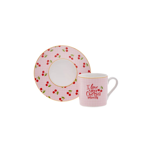 Karaca Fruitee Kaffeeservice für 6 Personen 90 ml