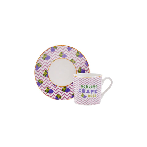 Karaca Fruitee Kaffeeservice für 6 Personen 90 ml