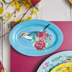 Karaca Flores Oval Teller 20 cm