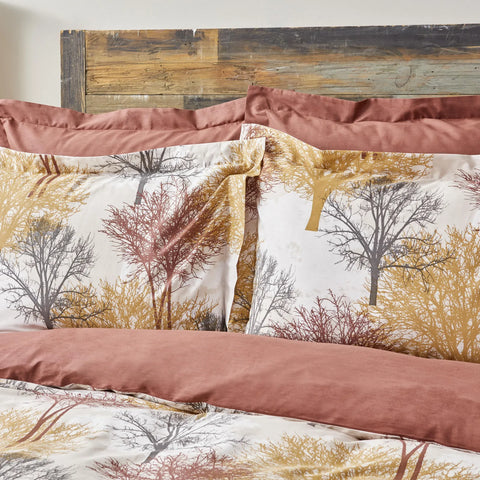Sarah Anderson Fun Tree %100 Baumwoll Doppelbettbezug Set
