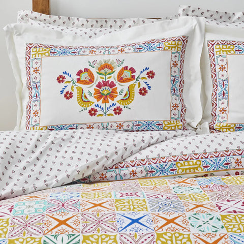 Karaca Home Lumina Gelb %100 Baumwoll Doppelbettbezug Set