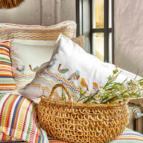 Karaca Home Alegra Mood Multi Bettbezug-Set für Doppelbetten aus 100 % Baumwolle