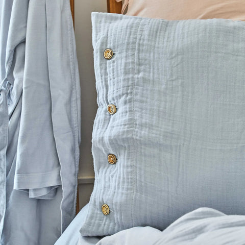 4 Elemente Blau Grau Doppelbett Tagesdecke Wasser