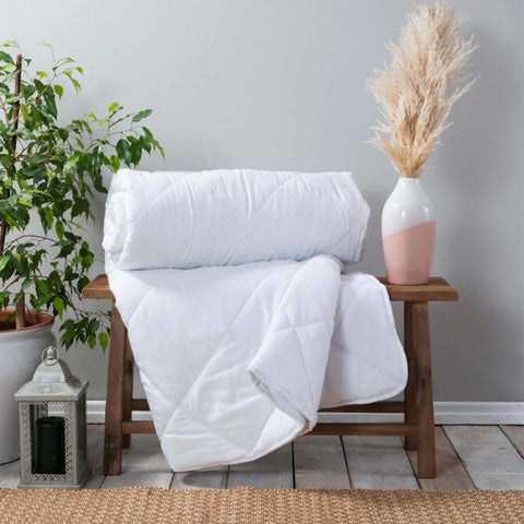 Karaca Home Pofi Baumwolle Flanell Doppelsteppdecke 195x215 cm