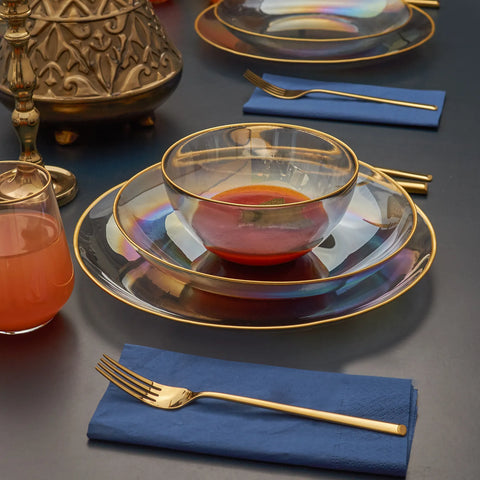 Karaca Pop Up Fancy 24-teiliges Geschirr- und Glasset für 6 Personen