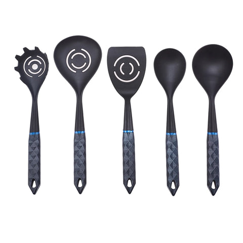 Karaca Diamond Blau 6-teiliges Service-Set mit Ständer