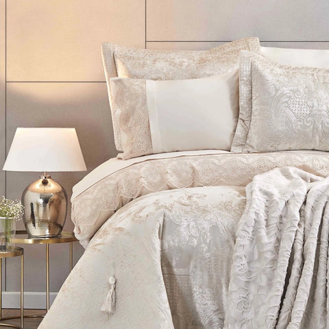 Karaca Home Valeria Best Gold 8-teiliges Hochzeitspaket