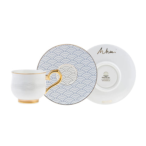 Karaca Unicef Rahmi Koç Kaffeetassen-Set für 2 Personen 90 ml