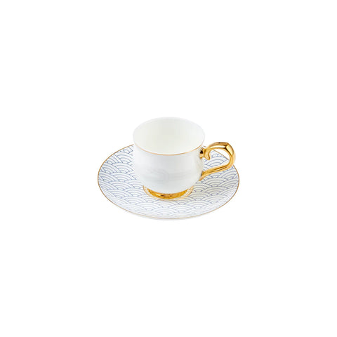 Karaca Unicef Rahmi Koç Kaffeetassen-Set für 2 Personen 90 ml