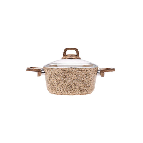 Karaca Wood Silber Bio Granit Topf 20 cm
